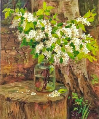 Bouquet of cherry trees. Anisimova-Tsvetkova Natalya