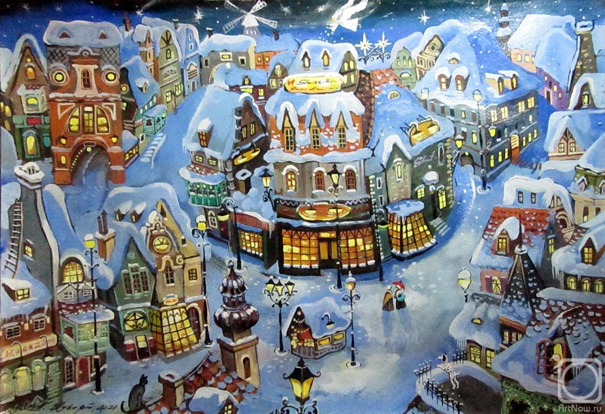 Schubert Albina. Winter fairy-tale town