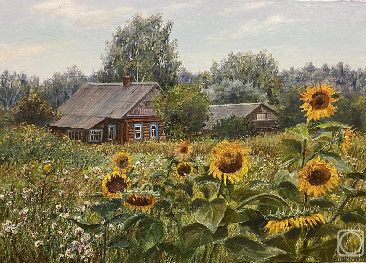 Tikunova Olga. Sunflowers