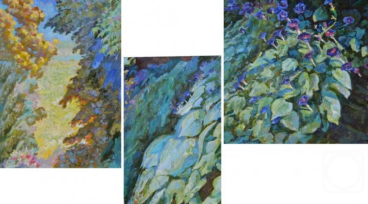 Taran Irina. Convolvulus (panel-painting triptych)