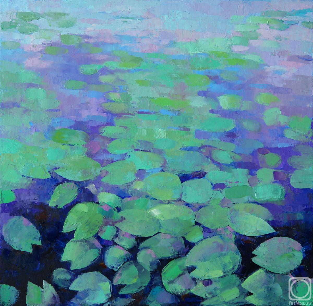Vestnikova Ekaterina. Pond with water lilies