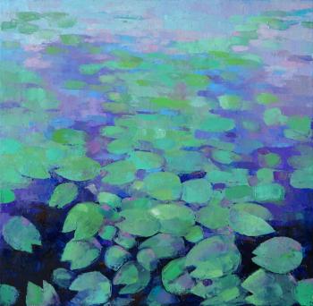 Pond with water lilies (Landscape With Water Lilies). Vestnikova Ekaterina