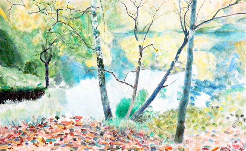 Filiykov Alexander. Autumn pond