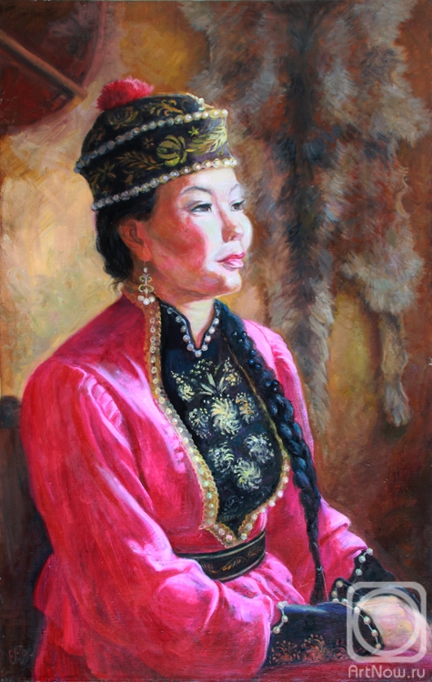 Shumakova Elena. Portrait of the singer Diana