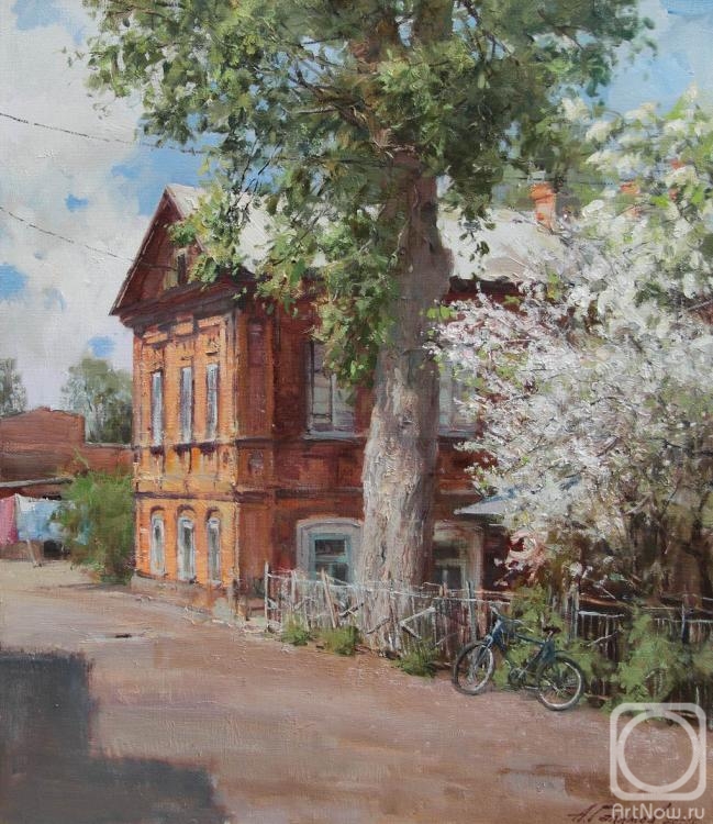 Galimov Azat. Bloom. Courtyards of Chistopol