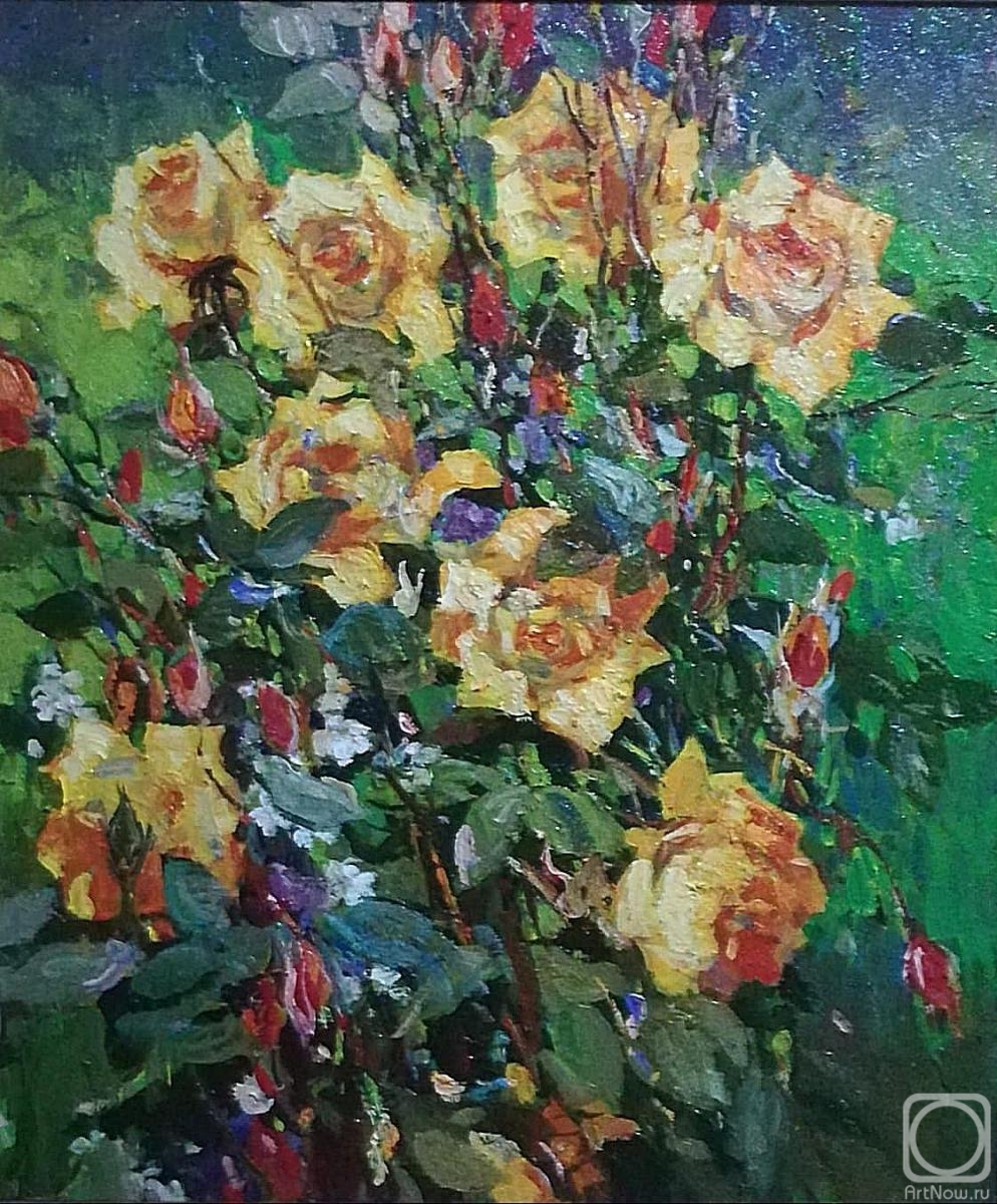 Ahmetvaliev Ildar. Yellow roses
