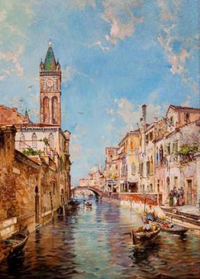 Rio St Barnaba. Venice (copy Frans Unterberger). Finagenov Dmitriy