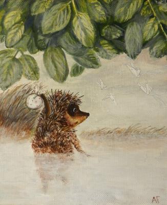 Hedgehog (from the cartoon "Hedgehog in the Fog"). Gudkov Andrey