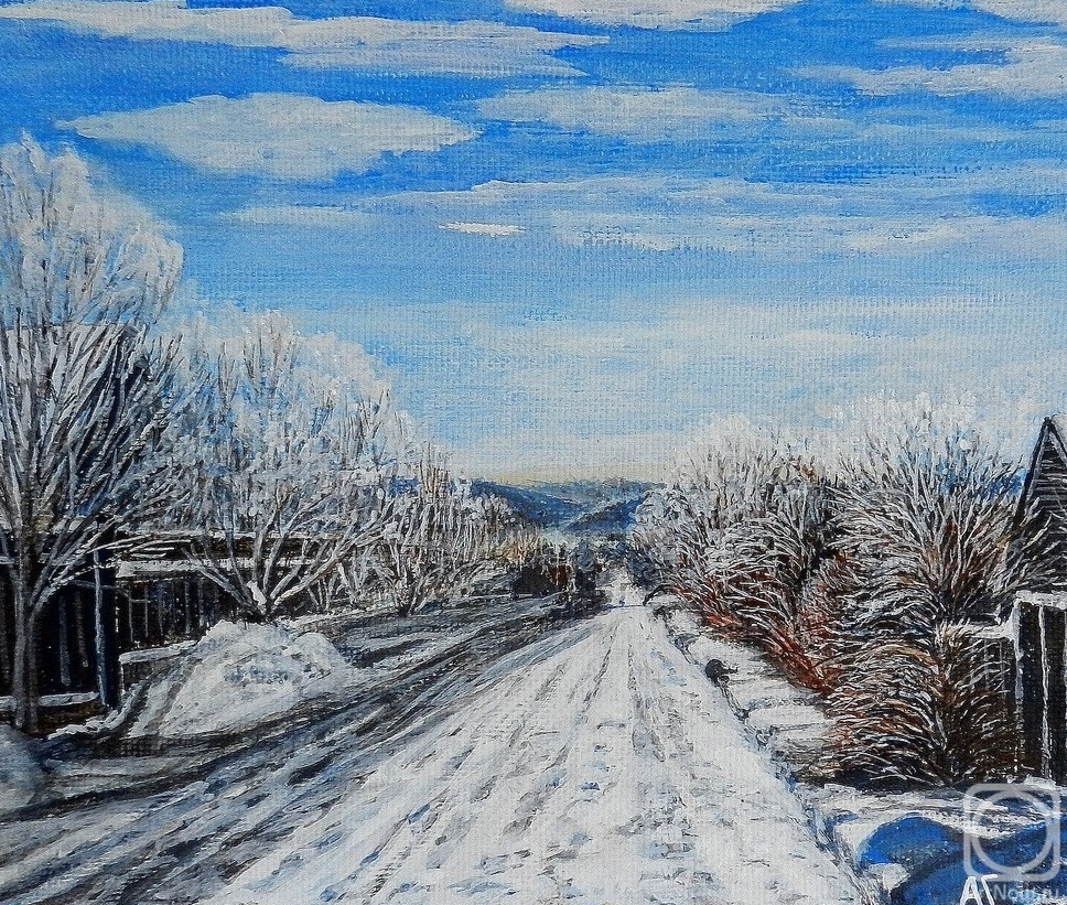 Gudkov Andrey. Winter road