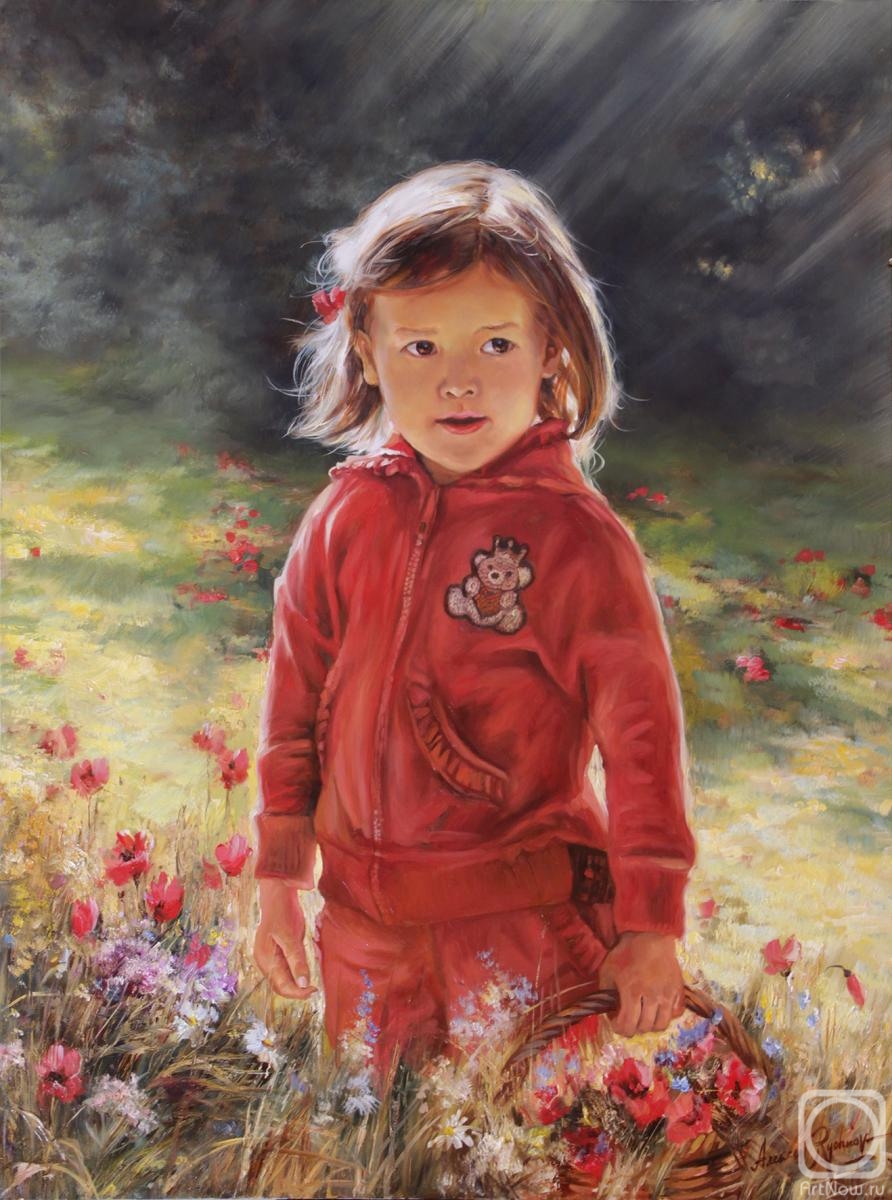 Rychkov Aleksey. Girl`s portrait