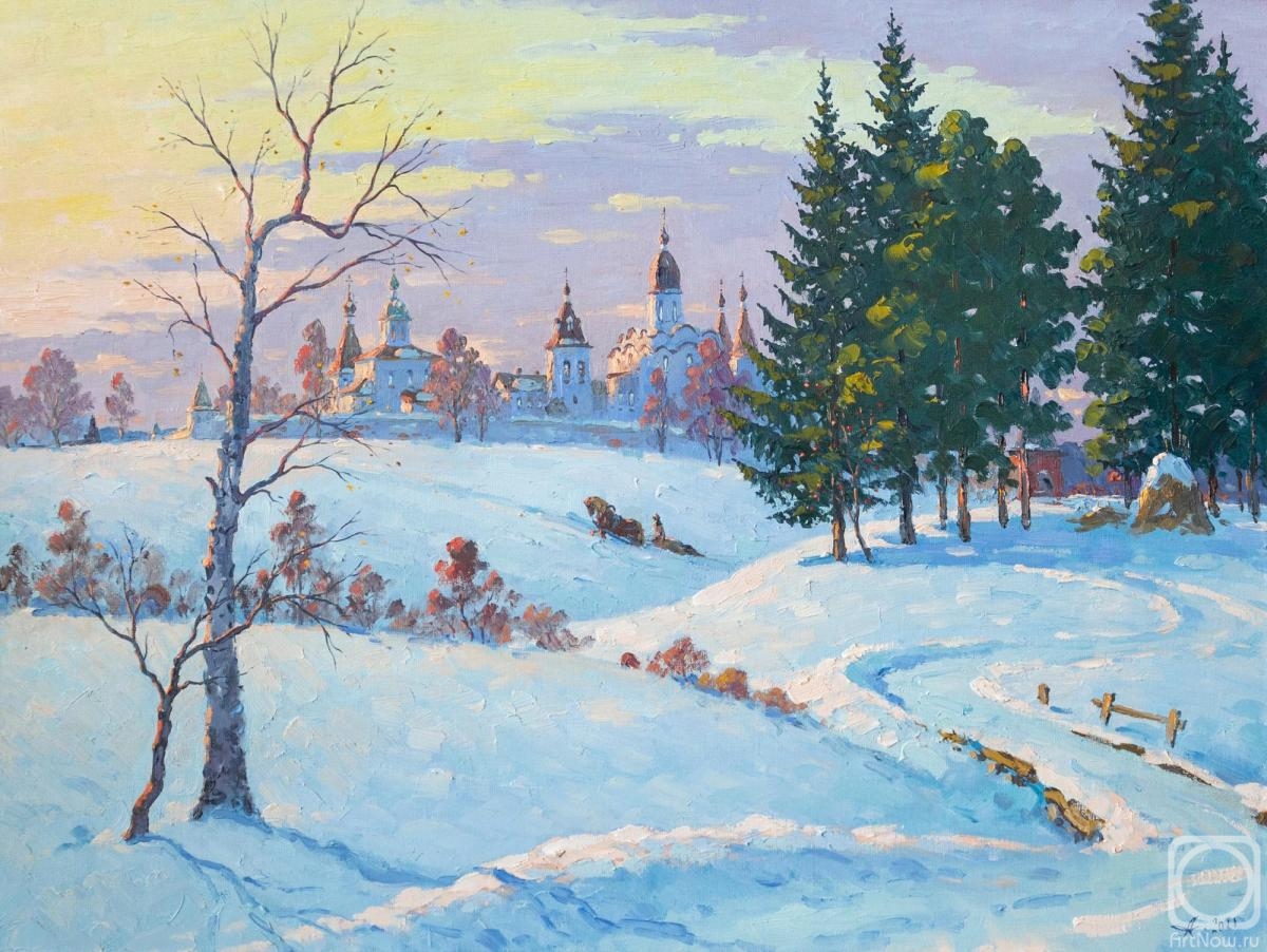 Alexandrovsky Alexander. Winter Morning in Ferapontovo