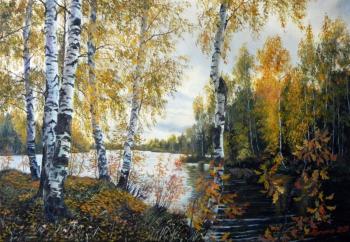 On the autumn shores. Ergunov Anatoliy