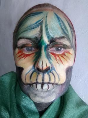 Halloween Makeup Mask (Make-Up). Yaguzhinskaya Anna