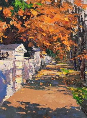 Along the autumn alleys. Golovchenko Alexey