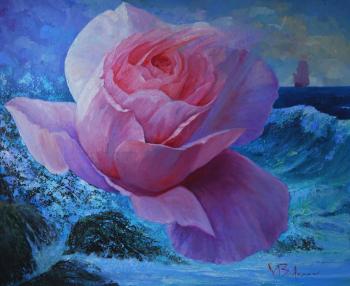 Wild rose. Free (Landscape With Rose). Budanov Valeriy