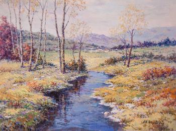 By the brook in October. Sharabarin Andrey