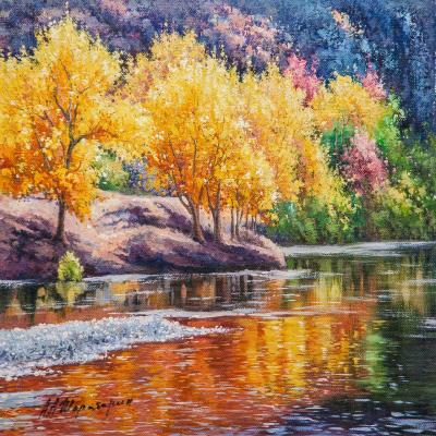 Autumn floats on the river. Sharabarin Andrey