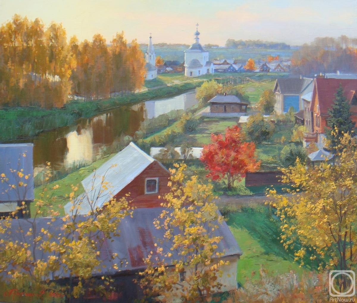 Plotnikov Alexander. Golden autumn in Suzdal
