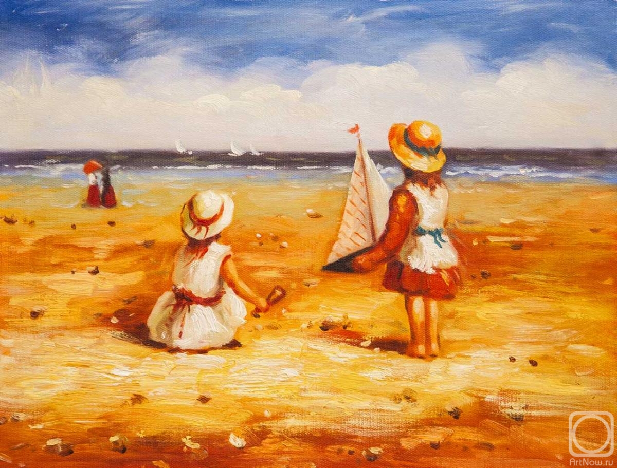 Potapova Maria. Children on the beach N3
