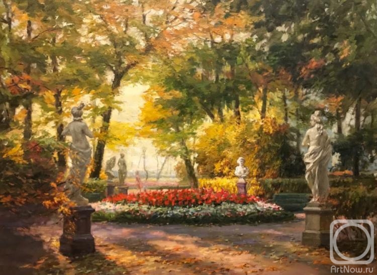 Emelin Valeriy. Golden Autumn in the old Summer Garden