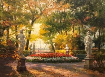 Golden Autumn in the old Summer Garden. Emelin Valeriy