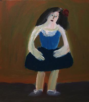 Dancer (Portrait Of A Ballerina). Jelnov Nikolay