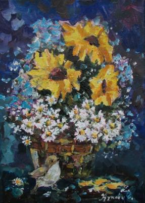 Zhukova Elena Yurievna. Flower basket