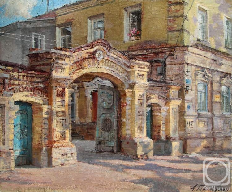 Galimov Azat. Ancient gate on Leo Tolstoy street. Chistopol