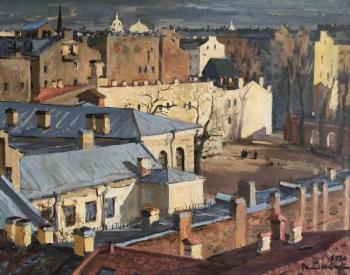 View from the window. Self-isolation (). Shevchuk Vasiliy