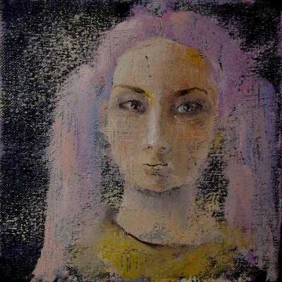 Girl with pink hair. Sivko Lyubov