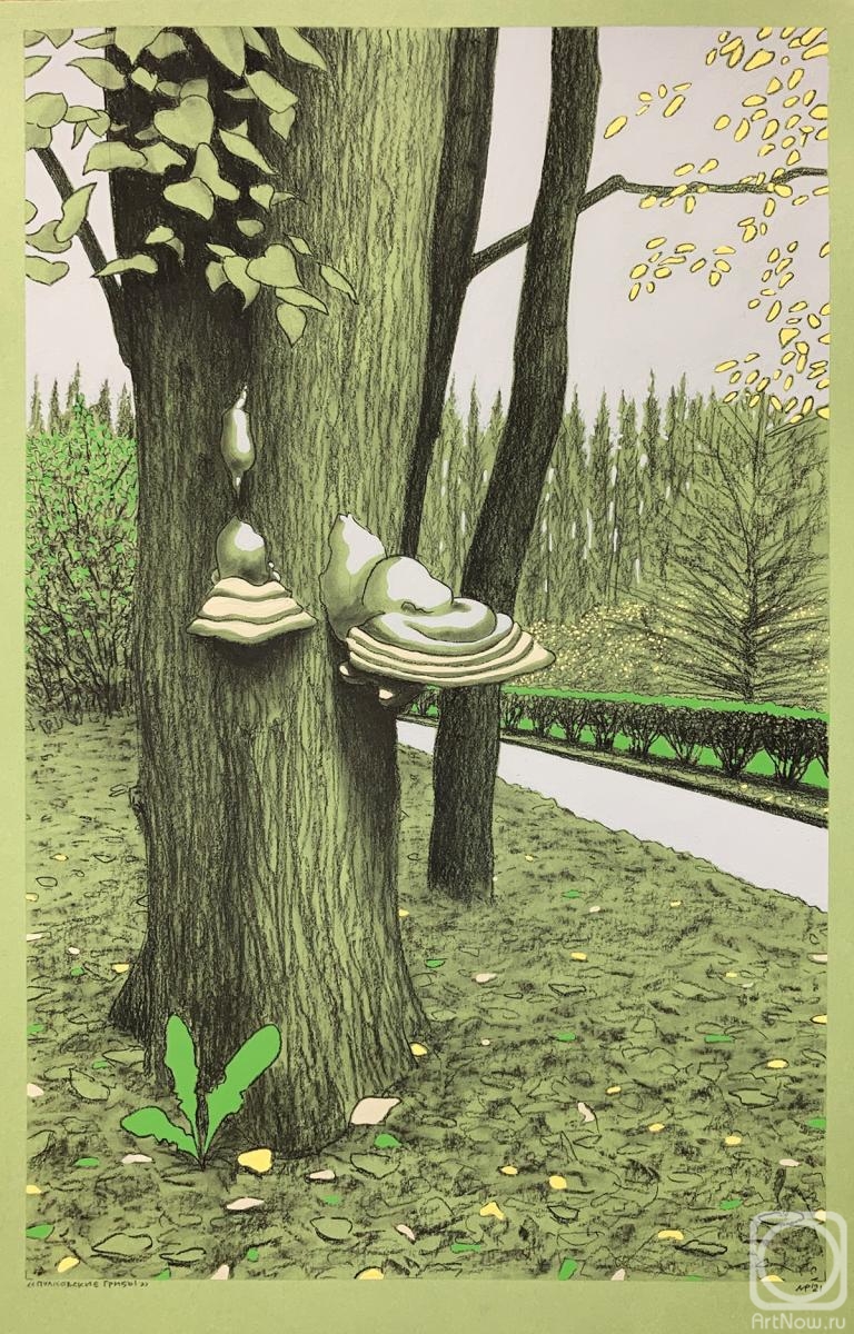 Monakhov Ruben. Pulkovo Wooden Mushrooms