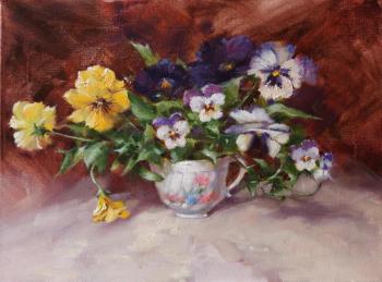 Pansies. Kahtyurina Natalya