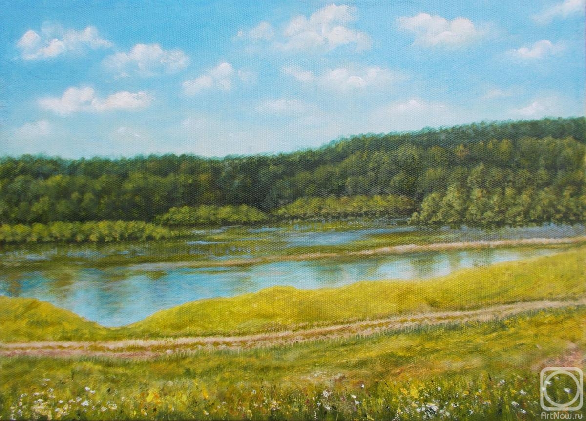 Abaimov Vladimir. Inya River. Midday Heat