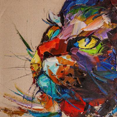 Portrait of a cat. Rodries Jose