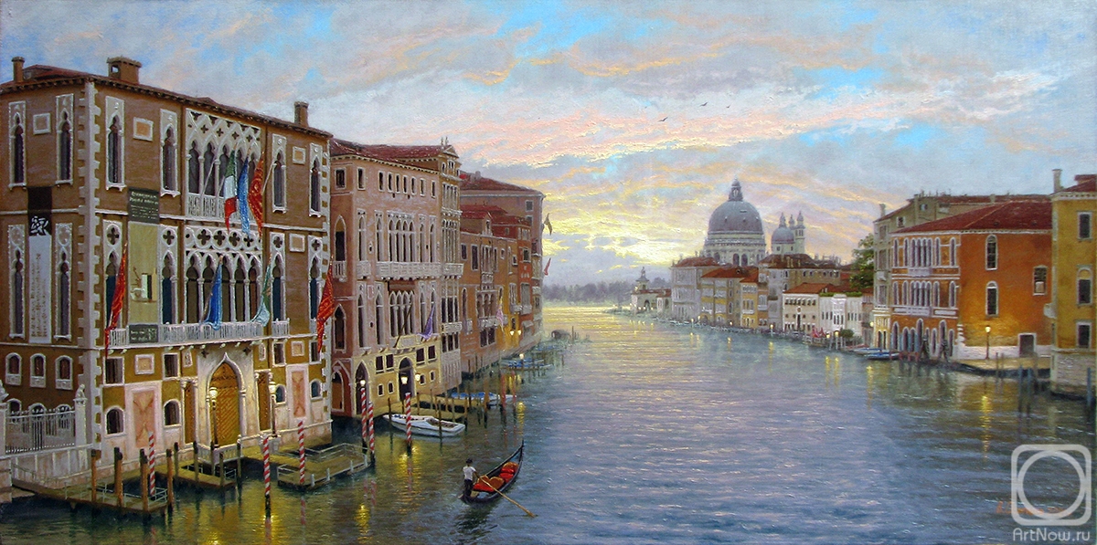 Osipsow Wladislaw. Venice. View from the Bridge of the Academy