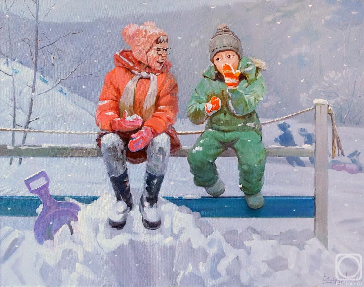 Eliseenko Denis. Childhood snow