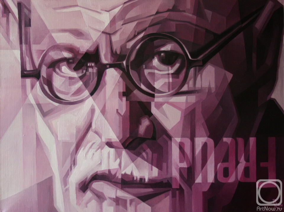 Krotkov Vassily. Dr. Freud. Post-cubofuturism