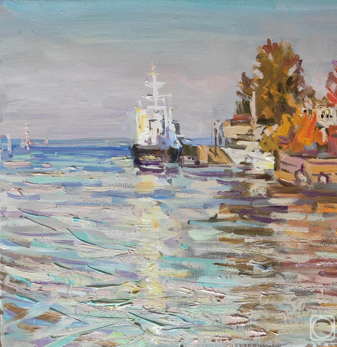 Yakovleva Mariya. Golden Autumn in the Port
