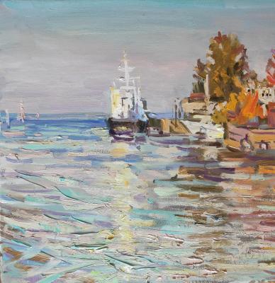 Golden Autumn in the Port. Yakovleva Mariya