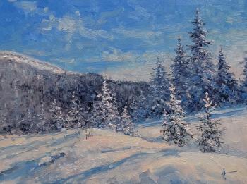 Fir-Trees, Winter Sketch. Volya Alexander