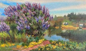 Chernyy Alexandr Vasilevich. Lilac are blooming