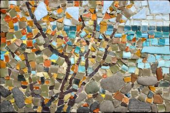 The sea in the foliage (Mosaic Stone). Lavrinenko Bogdan