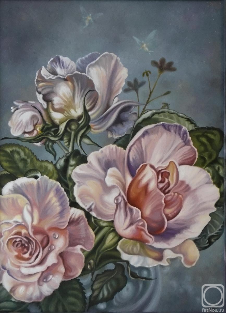 Zakharov Oleg. Composition with roses