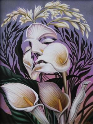 Calla lilies and a hidden way. Zakharov Oleg