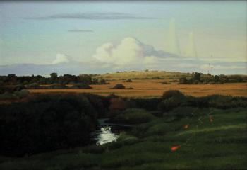 Evening. Games with lights