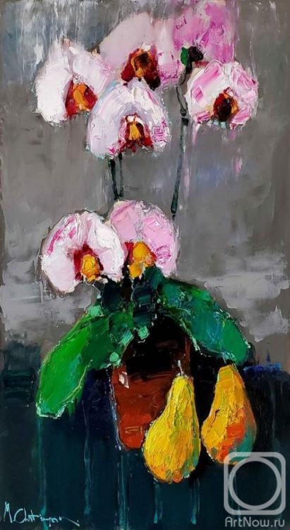 Chatinyan Mger. Still Life with Orchids