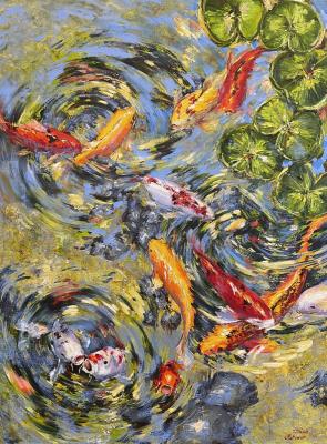 Koi Fish (Le Paysage). Malivani Diana