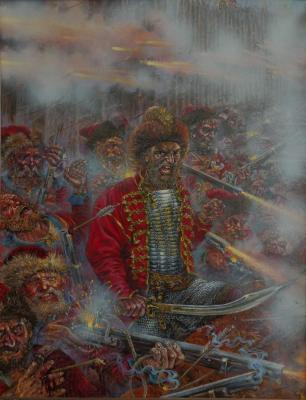 Molod battle. The feat of the Moscow Archers. Doronin Vladimir