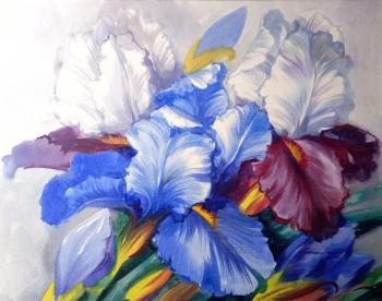 Spring irises. Mikhalskaya Katya