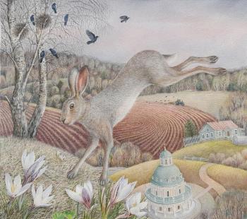 Spring song about a hare. Dubrovina Nina